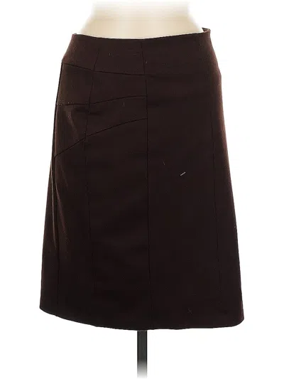 Pre-owned Coldwater Creek Casual Skirt In Brown