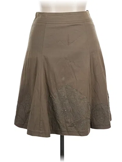 Pre-owned Coldwater Creek Casual Skirt In Brown