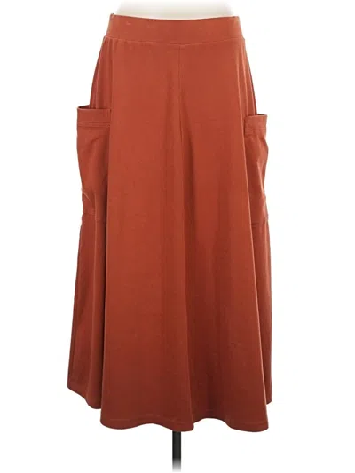 Pre-owned Coldwater Creek Casual Skirt In Brown