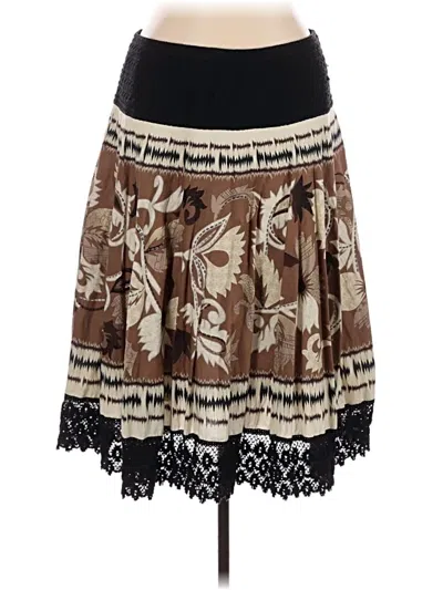 Pre-owned Coldwater Creek Casual Skirt In Brown