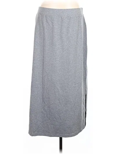 Pre-owned Coldwater Creek Casual Skirt In Gray