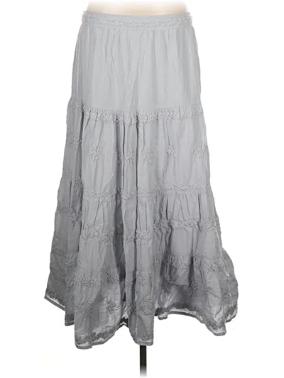 Pre-owned Coldwater Creek Casual Skirt In Gray