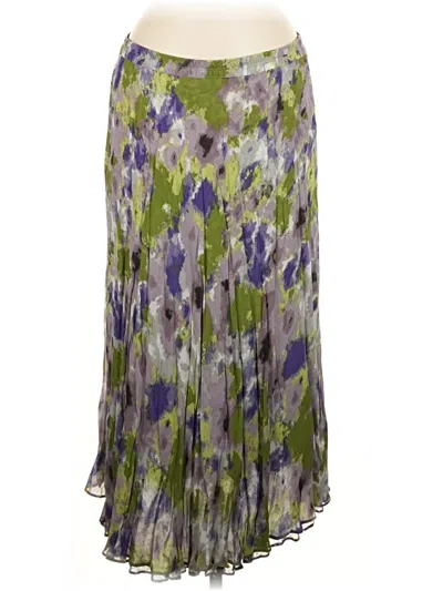 Pre-owned Coldwater Creek Casual Skirt In Green