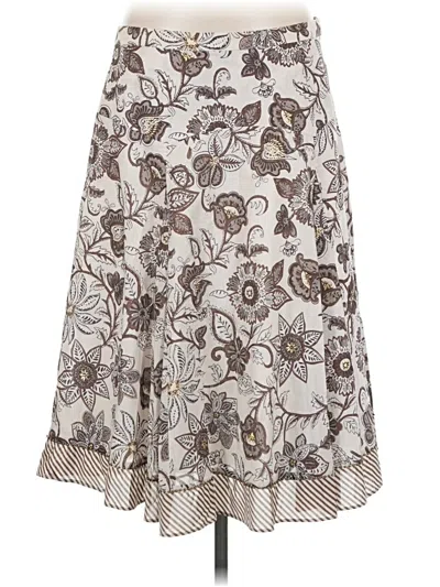Pre-owned Coldwater Creek Casual Skirt In Ivory