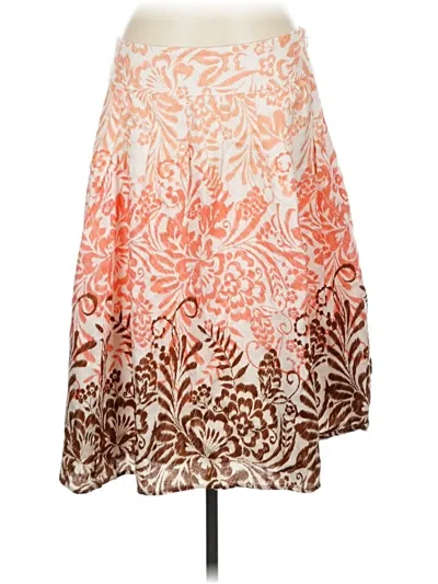 Pre-owned Coldwater Creek Casual Skirt In Orange