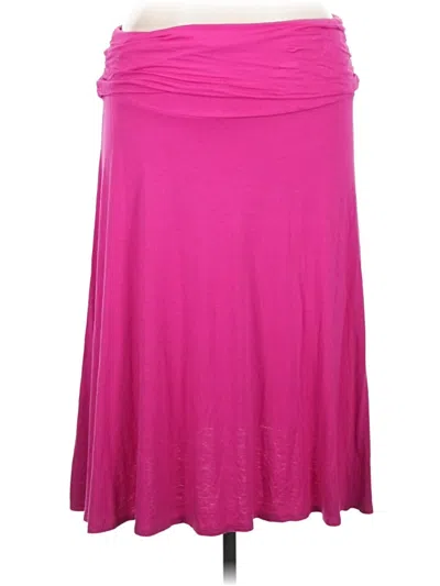 Pre-owned Coldwater Creek Casual Skirt In Pink