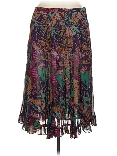 Pre-owned Coldwater Creek Casual Skirt In Purple