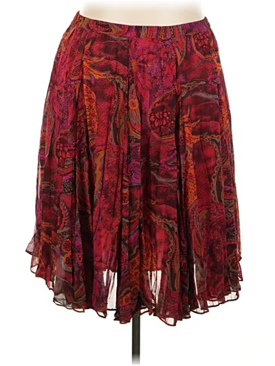 Pre-owned Coldwater Creek Casual Skirt In Red