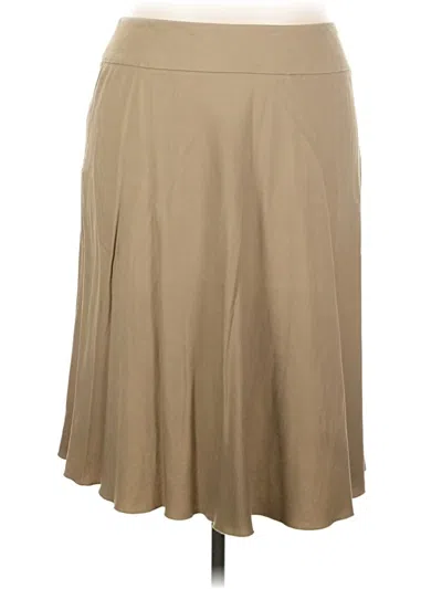 Pre-owned Coldwater Creek Casual Skirt In Tan