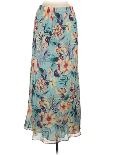 Pre-owned Coldwater Creek Casual Skirt In Teal