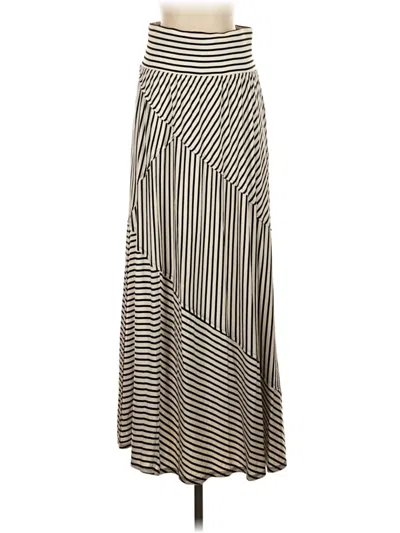 Pre-owned Coldwater Creek Casual Skirt In White