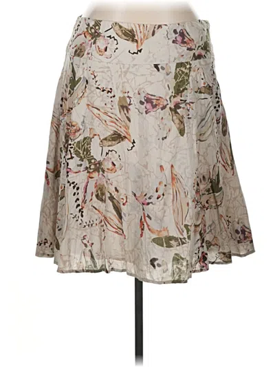 Pre-owned Coldwater Creek Casual Skirt In White