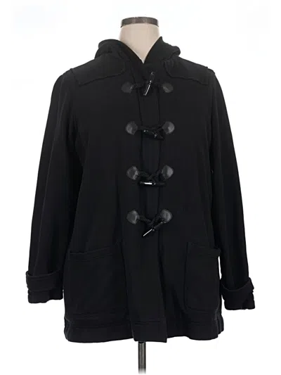 Pre-owned Coldwater Creek Coat In Black