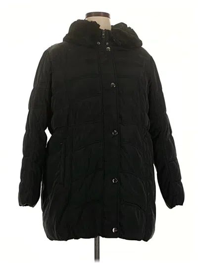 Pre-owned Coldwater Creek Coat In Black