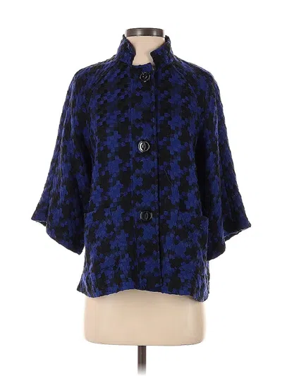 Pre-owned Coldwater Creek Coat In Blue