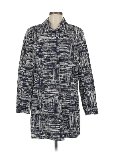 Pre-owned Coldwater Creek Coat In Blue