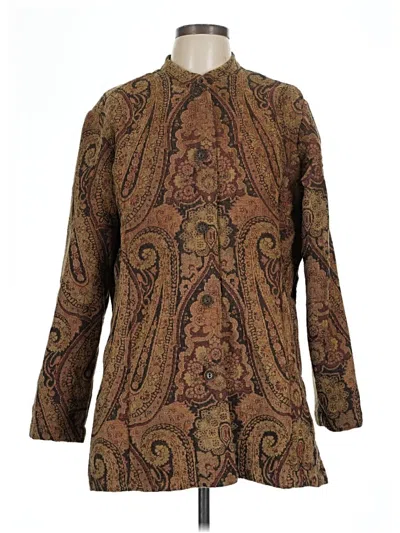 Pre-owned Coldwater Creek Coat In Brown