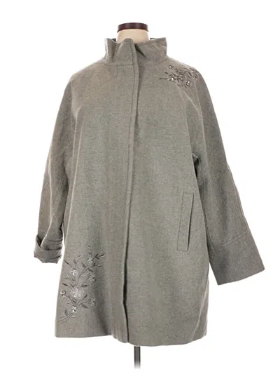 Pre-owned Coldwater Creek Coat In Gray