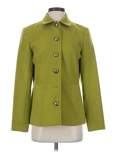 Pre-owned Coldwater Creek Coat In Green