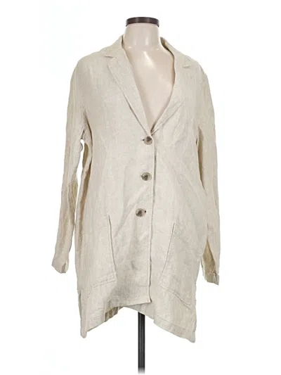 Pre-owned Coldwater Creek Coat In Ivory