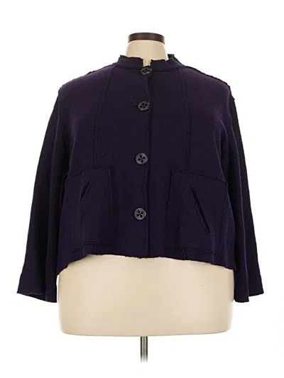 Pre-owned Coldwater Creek Coat In Purple