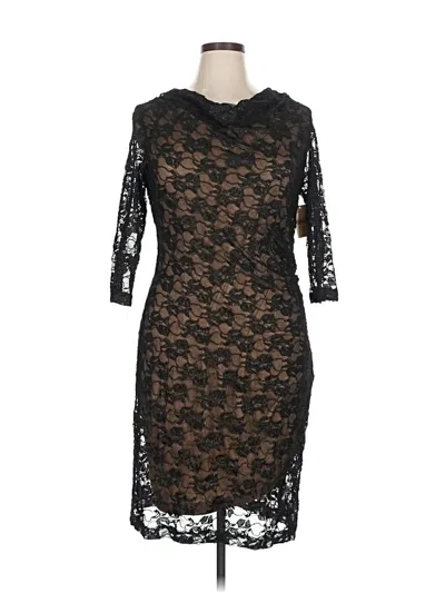 Pre-owned Coldwater Creek Cocktail Dress In Black
