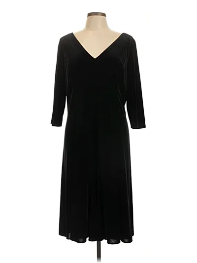 Pre-owned Coldwater Creek Cocktail Dress In Black