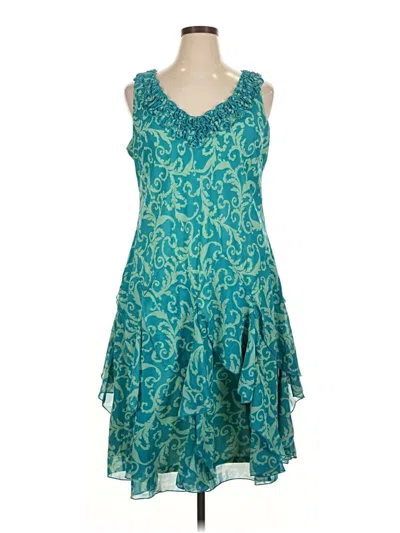 Pre-owned Coldwater Creek Cocktail Dress In Blue