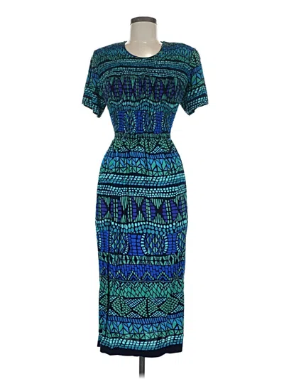 Pre-owned Coldwater Creek Cocktail Dress In Blue