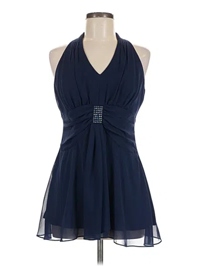 Pre-owned Coldwater Creek Cocktail Dress In Blue