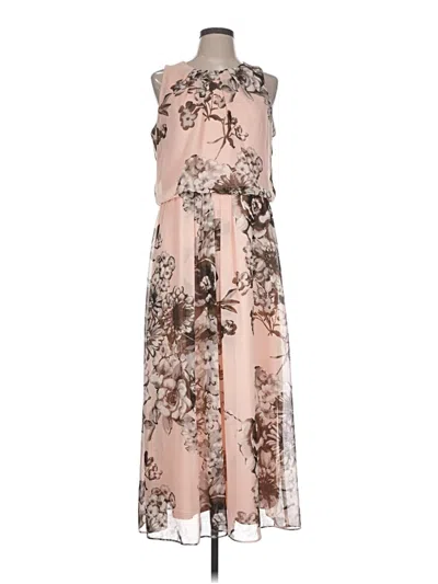 Pre-owned Coldwater Creek Cocktail Dress In Brown