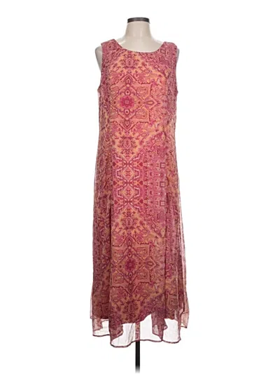 Pre-owned Coldwater Creek Cocktail Dress In Burgundy