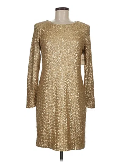Pre-owned Coldwater Creek Cocktail Dress In Gold