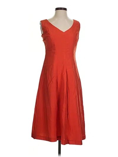 Pre-owned Coldwater Creek Cocktail Dress In Orange