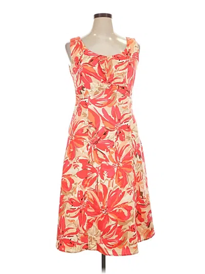 Pre-owned Coldwater Creek Cocktail Dress In Orange