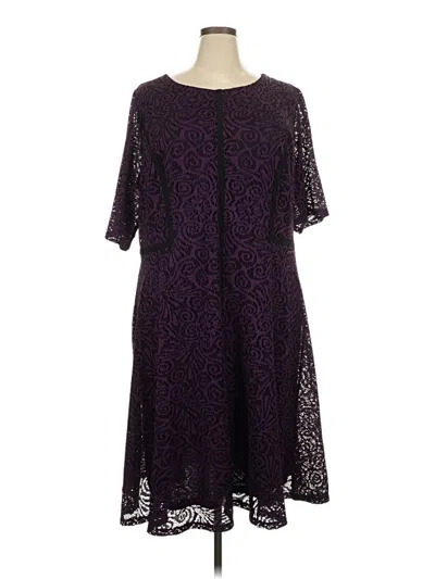 Pre-owned Coldwater Creek Cocktail Dress In Purple