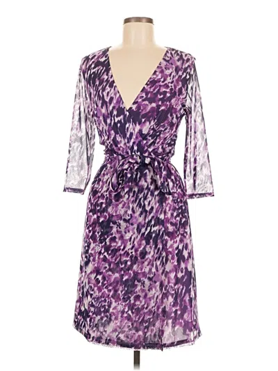 Pre-owned Coldwater Creek Cocktail Dress In Purple