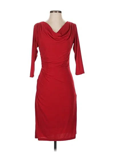 Pre-owned Coldwater Creek Cocktail Dress In Red