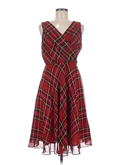 Pre-owned Coldwater Creek Cocktail Dress In Red