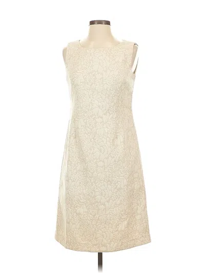 Pre-owned Coldwater Creek Cocktail Dress In White