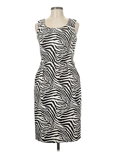 Pre-owned Coldwater Creek Cocktail Dress In White