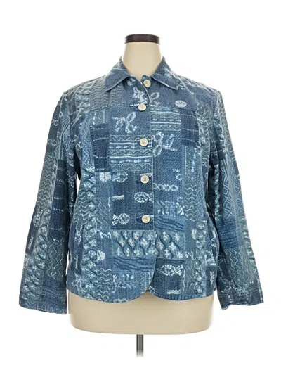 Pre-owned Coldwater Creek Denim Jacket In Blue