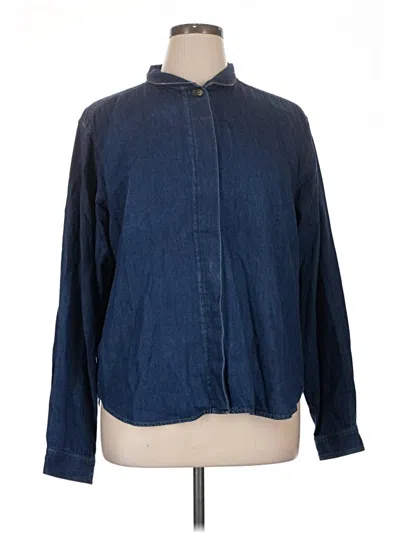 Pre-owned Coldwater Creek Denim Jacket In Blue