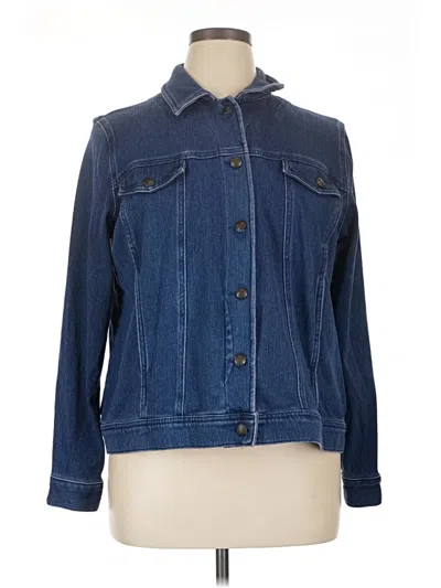Pre-owned Coldwater Creek Denim Jacket In Blue