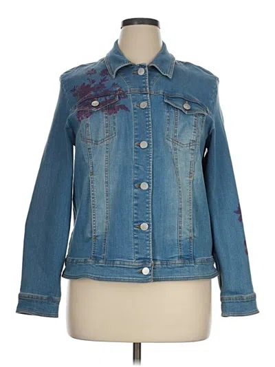Pre-owned Coldwater Creek Denim Jacket In Blue
