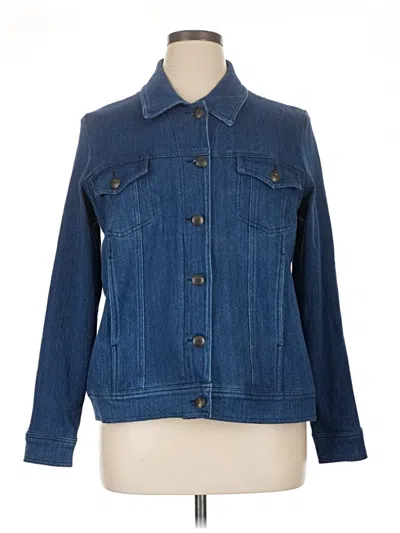 Pre-owned Coldwater Creek Denim Jacket In Blue