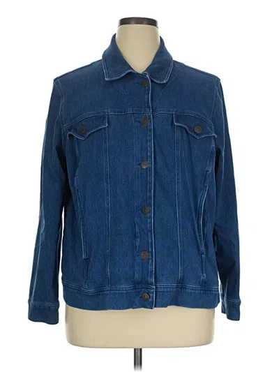 Pre-owned Coldwater Creek Denim Jacket In Blue