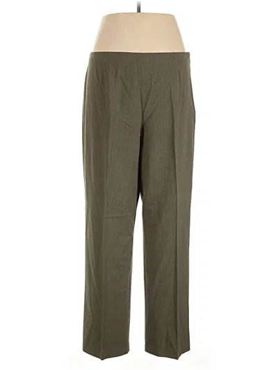 Pre-owned Coldwater Creek Dress Pants In Green