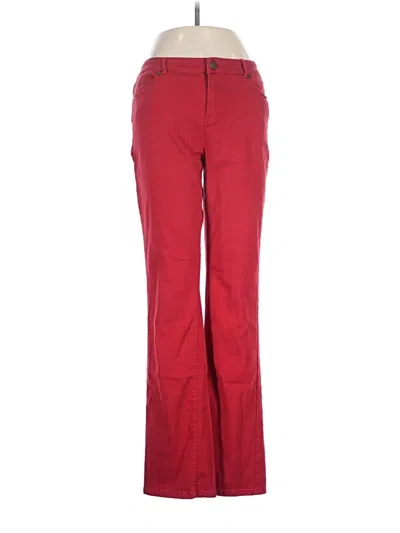 Pre-owned Coldwater Creek Dress Pants In Red