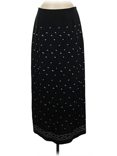 Pre-owned Coldwater Creek Formal Skirt In Black